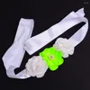 Belts White And Lime Green Flower Girl Sash Belt Women Maternity Satin Rhinestone Kids Girls Bridal Wedding Dress