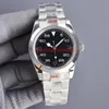 Dial Black Luxury Men's Watch 40mm M124273 Mecânico automático ST9 Aço inoxidável 904L Resista a arranhões Blue Crystal Quality Montre de Luxe Watch