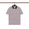 Дизайнерская мужская футболка с надписью поло, устойчивая к складкам дышащая футболка с лацканами, коммерческая мода, повседневная печать, высококачественное ПОЛО с коротким рукавом, размер США M-XXL