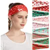 Unisex Paar elastisches Haarband Weihnachtsstirnband Elch Weihnachten Haarschmuck Radfahren Yoga Sport Schweiß Turban Headwrap