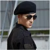 Berets 2022 EST Unisex Heartables Pure Wool Beret Шляпы мужчины женщины Спецназ Солдаты Смерти