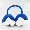 Cell Phone Earphones Baby Cute Shark Wired Headset Music Stereo Bass Headphones Mobile s Kind for PC Plush Earmuffs 221114
