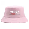 Party Hats 5 kolorów proste Trump Bucket Sun Cap USA Wybory prezydenckie 2024 Fisherman Hat Wiosna Lato Fall Outdoor 1133 V2 Drop Dhszu