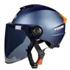 Motorcycle Helmets Unisex Summer Motocycle Long Lens Sun Producton Helmet Electric Car