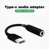 Para cabos de fone de ouvido Samsung Cabo USB Tipo-C Usb-C Macho para adaptador de 3,5 mm Aux Audio Jack fêmea com pacote de varejo Tipo C S22 Ultra S21 Fe S20 S10 Nota 10 20 Plus