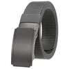 Belts Nylon Woven Belt Men's Roller Alloy Buckle LY136-23708-1