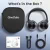 Écouteurs pour téléphone portable Oneodio A10 Casque hybride antibruit actif avec audio haute résolution sur l'oreille Casque sans fil Bluetooth ANC Microphone 221114