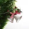 Kerstdecoraties 12 cm grote ornamenten Bells 2022 Merry Decoratie voor Home Party Kerstmishangende hangers Navidad Kids Geschenken