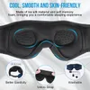 Cell Phone Earphones Sleep Headphones 3D Bluetooth 5 0 Headband Wireless Artifact Breathable Music Eye Mask Earbuds for Side er Air Travel 221114