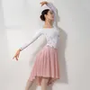 Scene Wear Ballet Dance Outfit Adult Ballerina Clothes Gymnastics Leotard Costume Long Sleeve Yoga Tights Classical JL4713