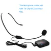 Microfones sem fio Microfone FM Radio Transmissor Guia de turismo de colarinho de colarinho no amplificador de fala do microfone Bluetooth MEGAPHO 221114