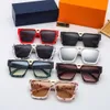 Designerskie okulary przeciwsłoneczne damskie męskie modne kwadratowe fajne okulary przeciwsłoneczne luksusowe okulary w stylu retro Unisex Classic Street Outdoor męskie okulary przeciwsłoneczne 2211142D