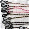 Bomboniera Corda appesa Ganci per corde Maschera per il viso Porta collana Cordino Sicurezza Er Gancio Stringa Chiave Collo Cavo di colore Fionda Scollatura Dh9Jf