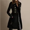 Women's Wool Blends Wepbel Patchwork Woolen Coat Trench for Women Autumn Leisure Jackets Slim Montering Outwear S 221114