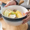 Bowls 45pcs/1set Bowl و Dish Stet Houshold High Sense Light Light Light With Chopsticks Stone Stone Lines