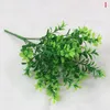 Fleurs décoratives en plastique plantes artificielles herbe verte 7 fourchette eau eucalyptus fausse fleur plante mariage décoration de la maison décors de table