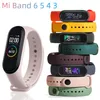 Rem för Xiaomi Mi Band 6 5 4 3 Armband Mi-Band 5 4 Silikon Sport Watchband för Wristband 6 3 Ersättning