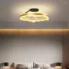 Ljuskronor minimalistisk modern rund hem kreativ personlighetsstudie nordiskt sovrum ledt taklampa