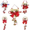 Kerstdecoraties 12 cm grote ornamenten Bells 2022 Merry Decoratie voor Home Party Kerstmishangende hangers Navidad Kids Geschenken