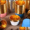 Cupcake 3000Pcs / Lot Muffin Cupcake Liner Rouleau Bouche Gâteau Papier Tasse Emballages Plateau De Cuisson Cas Décoration Outils Ustensiles De Cuisson Moule Drop Del Dhvlh