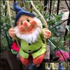 Decora￧￵es de jardim Creative Chete Swing Gnome Garden Garden Decora￧￣o de est￡tua resina an￵es pendurados na ￡rvore pingente ativo ornamento externo 220 dhpr9