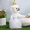 Köpek Giyim Gelinlik Beyaz Pembe Kedi Prenses Evcil Giysiler Oyuncak Aksesuarlar Küçük Köpekler İçin Elbiseler Chihuahua