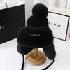 Berets Lei Feng Hat Women's Korean Version Of The Versatile Warm Knit Wool Winter Cold Ear Protection Cotton Young Fashion Women