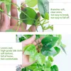 Decorative Flowers 105cm Artificial Plant Vine Ivy Faux Realistic Beautiful Sunscreen Leaf Decor Wedding Wall Luxury Decoration