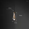 Chandeliers Nordic All-copper Light Luxury Bedroom Bedside Small Chandelier Post-modern Crystal Creative Minimalist Dining Room