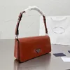 Borsa a tracolla triangolare di design Pp Femme Italia Milano Marca Borse sotto le ascelle in pelle verniciata vintage Borsa con tracolla regolabile Luxurys