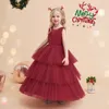 Kinder Weihnachten Wear Neujahr Kostüm Prinzessin Hochzeit Blumenmädchen Party tragen Kinder Zeremonie Prom Kleid Kleid DB-288