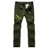 Pantaloni da uomo Pantaloni invernali in pile caldi da uomo Outdoor Casual Trekking Trekking Camping Climb Pantaloni da jogging impermeabili spessi maschili