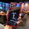 高級イリュージョンミラー電話ケースデザイナーケース Iphone 13 プロマックス 12 11 XS XR 8 7 ファッションソフトフレーム電話ケース耐衝撃カバーシェル