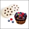 Andere bakware 1 stcs Blueberry Bakeware Cranberry Sile Cakes Fondant Mold Cake Decorating Tools Soap 20220107 Q2 Drop Delivery Home G DHDVP