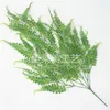 Decorative Flowers 86CM Length Plastic Persian Grass Hanging Vine Leaves Artificial Green Plants Garland Home Garden Wall Decor Free Shipin