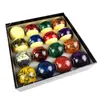 Palle da biliardo Biliardo Set 5 72cm Marmo Texture Nero 8 Ball Pool Nine Ball Practice Compreso 16PCS 221114