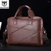 Boldes Bolsa Bolsa Crossbody Bolsa Crossbodia pode ser usada para laptop de 15 polegadas Bolsas de mensagens de ombro casuais Bolsa de couro de vaca