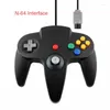 Spelkontroller N64 Controller Joystick Gamepad Long Wired för 64 konsolspelkontroll