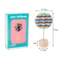 Fidget Toys Wooden Rotcing Lollipop Toy Lollipopter Fischer Series Creative Desktop Art Ornaments Decompression Toy Spot D76