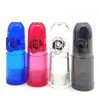 Smoking Snuff Snorter Bullet Bottle Case Containers Pipes Kit Portable Sniff Pocket Durable Snuffer Mix Color Snort Saver