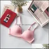 Autre Maison Jardin Dame Étudiants Sous-Vêtements Push Up Soutien-Gorge Plus La Taille Soutien-Gorge En Tissu Une Pièce Léger Sans Fil Doux Corset Mujer Dhcne