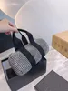 2022 Women's handbag New designer full diamond shiny armpit bag wallet