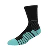 Men's Socks 2pcs Breathable Sweat Absorption Stripe Men Basketball Unisex Outdoor Anti-Odor Medium Tube Stripes