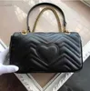 designer bag handbag bags Women Shoulder black Crossbody marmont luxury Messenger designers Totes Fashion Chain Metallic Classic Clutch