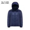 Męskie Parkas 11xl 12xl Mężczyźni Mężczyźni Spring Kurtki wysokiej jakości Ultra Light 90% biały kaczka z kapturem przenośna 221114