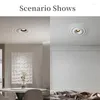 Ceiling Lights Gypsum Lamp Borderless Creative Water Ripple Light Modern Art Decor Bedroom Living Room Corridor Spotlight