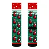 Men's Socks Adults Winter Stocking Christmas Cartoon Pattern Print Long Tube For Women Men