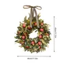 Flores decorativas grinaldas para simulação da porta da frente Plantas verdes Wreath colhere