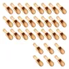 Coffee Scoops 30 Pcs Mini Wooden Spoon Bath Salt Candy Washing Powder Set Baby Promotion 221107