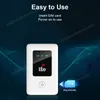 أجهزة التوجيه 4G جهاز التوجيه اللاسلكي LTE WIFI MODEM SIM CART ROUTER MIFI POCKE POCT POCT BUNTAINT-INTABLE WIFI 10 USERS 221114